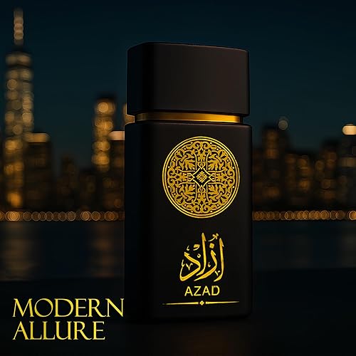 Miniatura 7 de AZAD - Juego de perfumes para hombre, 2 Eau de Parfum de 3.4 fl oz  Fragancia picante de madera con tabaco, café y vainilla  Aroma audaz y