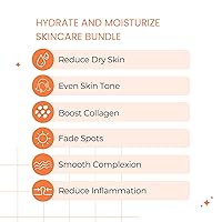 Vista 4 de Noche Y Dia Paquete de vitamina C hidratante e hidratante: suero de vitamina C y crema facial con vitamina C