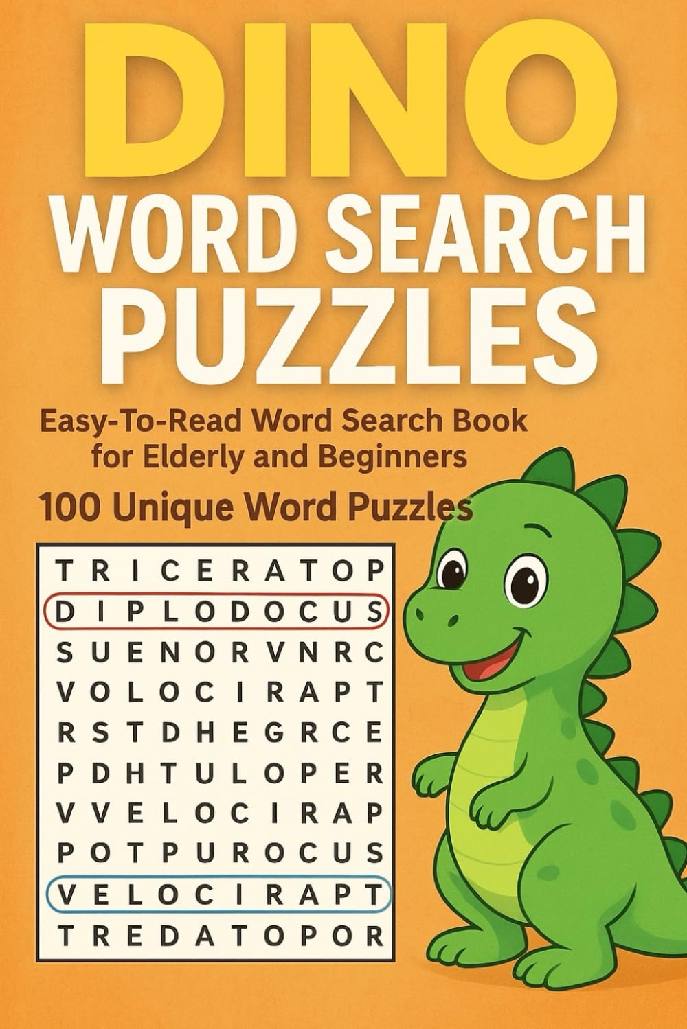 Dino Word Search Puzzles