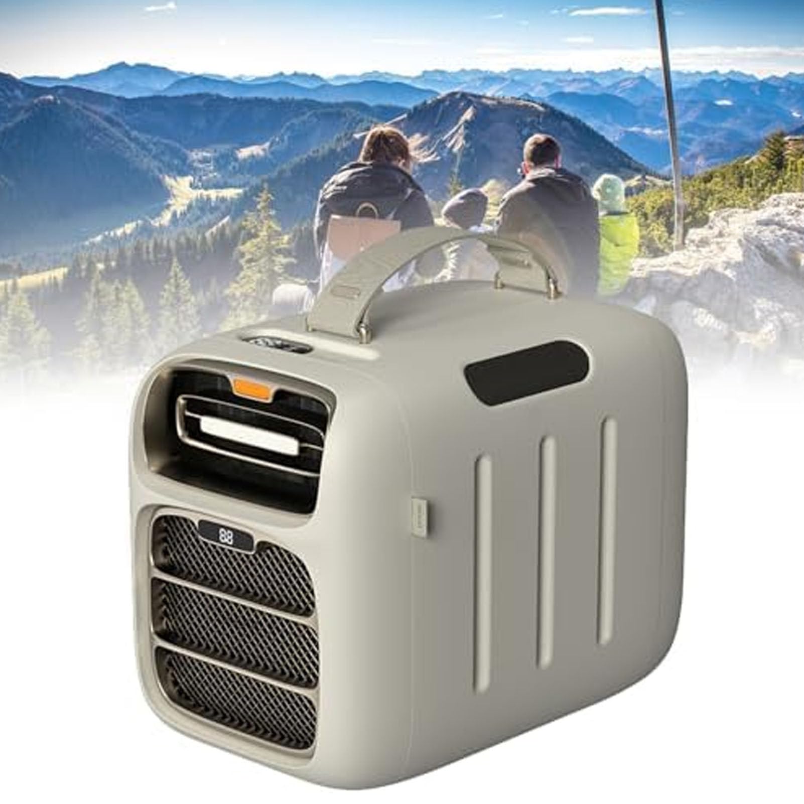 Portable Camping Air Conditioner, Rapid Cooling Cooling+Heating+Music