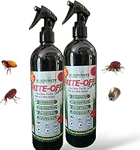Multi-Mite Flea Mite Pyrethrum Spray 2 X 500ml MITE-Off! All Mite Killer - Bed Bug, Carpet Moth Ready to Use Large Spray Residual Killing 7 Days - 100% Natural Product