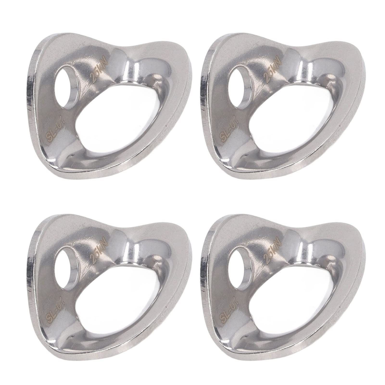 Portable Stainless Steel Climbing Cosquero to Descend Quickly and, 10 Piece Stainless Steel Climbing Anchors for Large Altitude