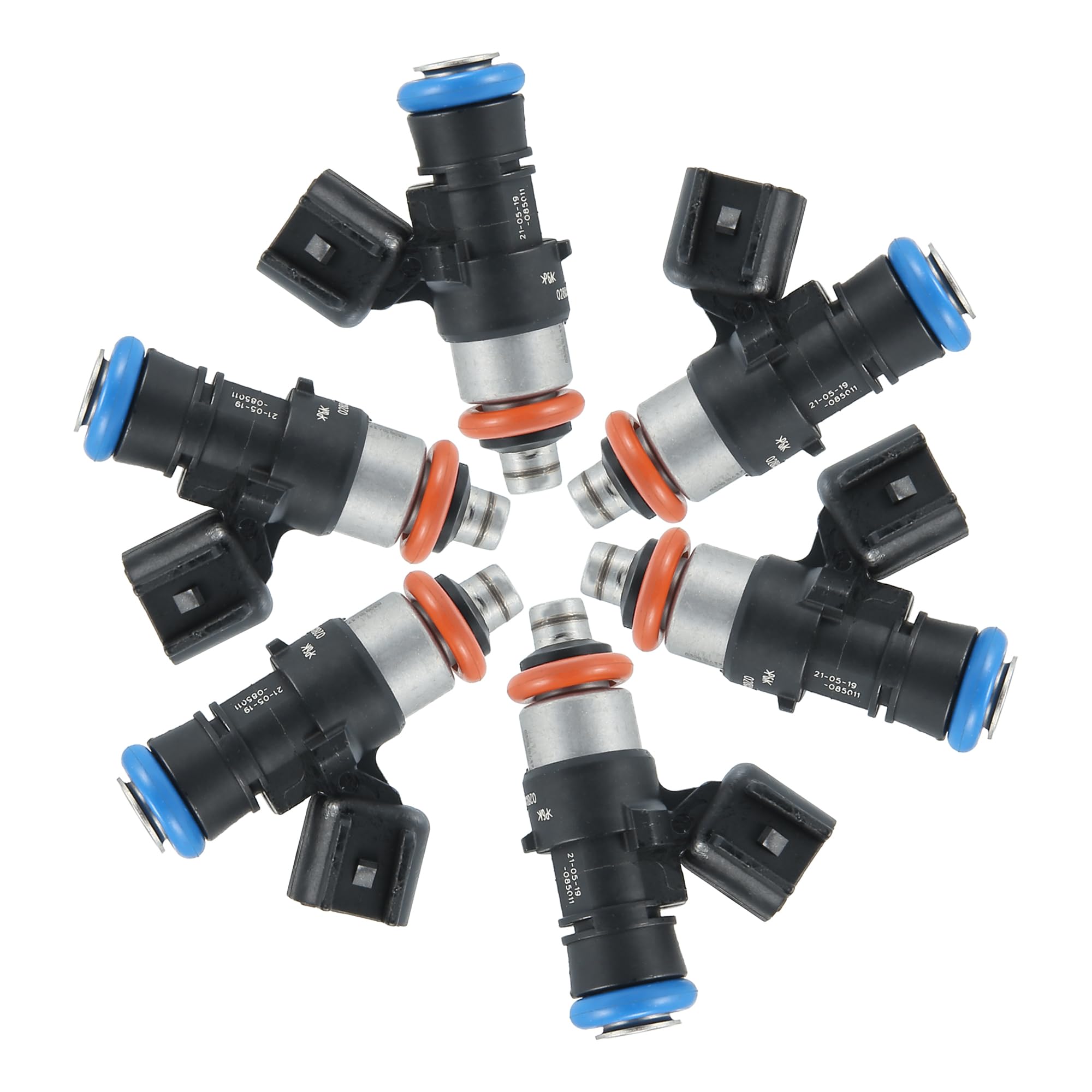 A ABSOPRO Fuel Injector Nozzle Replacement ZZJ113250A for Mazda CX-9 2007-2015 (Set of 6)