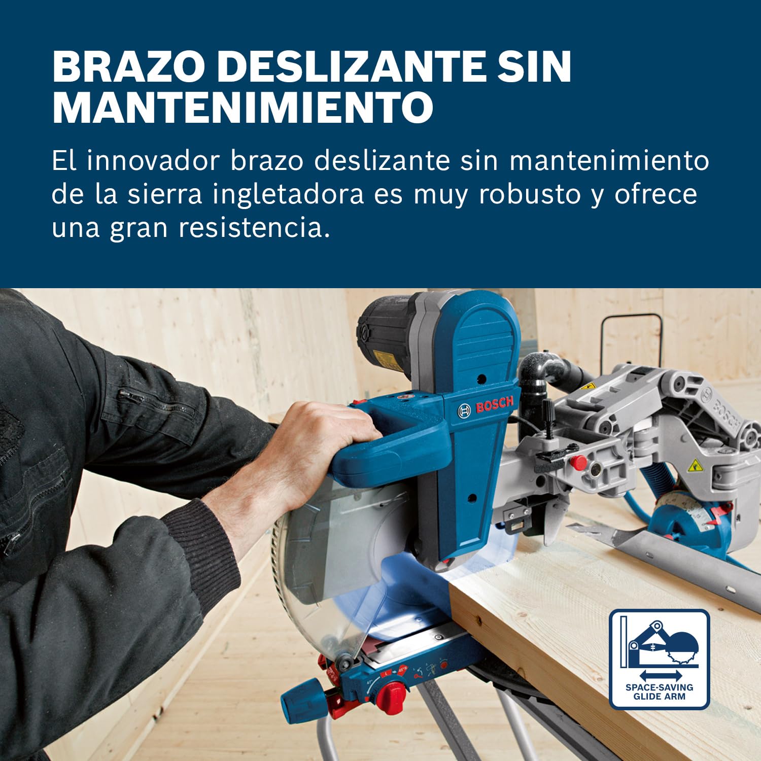 Bosch Professional ingletadora telescópica GCM 12 GDL (2000 W, incl. láser de doble línea, disco de sierra, pinza de fijación, diámetro del disco de sierra: 305 mm)