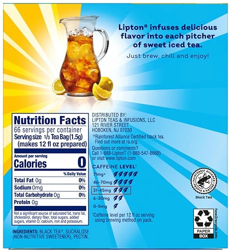 Miniatura 9 de Lipton Family - Bolsas de té heladas negras