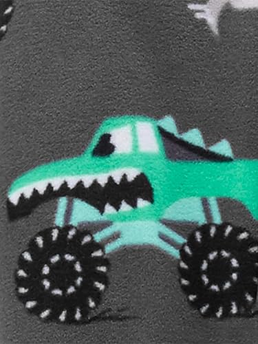 Miniatura 8 de Simple Joys by Carters - Pijama de forro polar para bebés y niños pequeños 3 unidades ajuste holgado con pies cubiertos