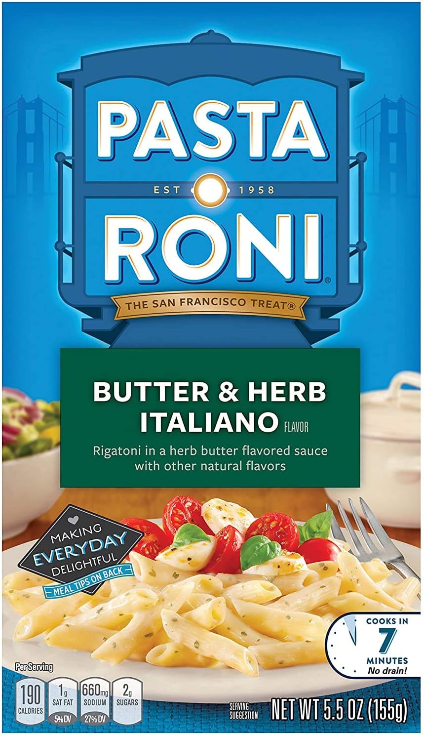 Pasta Butter & Herb Italiano 5.5OZ (Pack of 12)