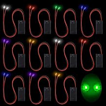 12 Pcs Halloween LED Light up Eyes for Mask Glowing Eyes Battery Operated Lights, Battery Not Included