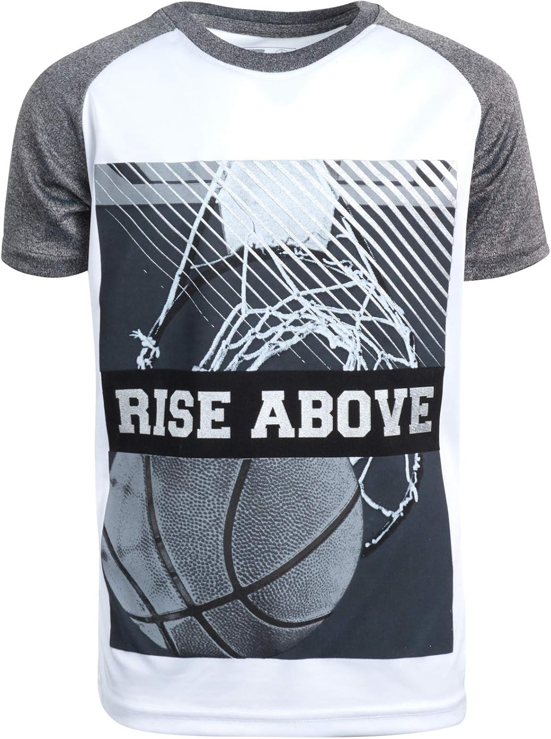 Pro Athlete Boys' Active Shorts Set - 4 Piece Dry Fit Performance T-Shirt and Basketball Shorts (4-16)