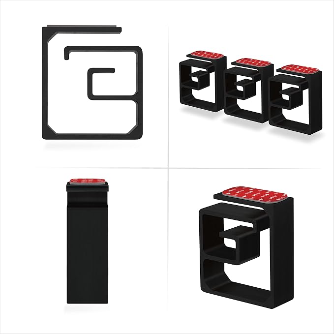 Organizador de cables XL 3 piezas con adhesivo fuerte miniatura 8