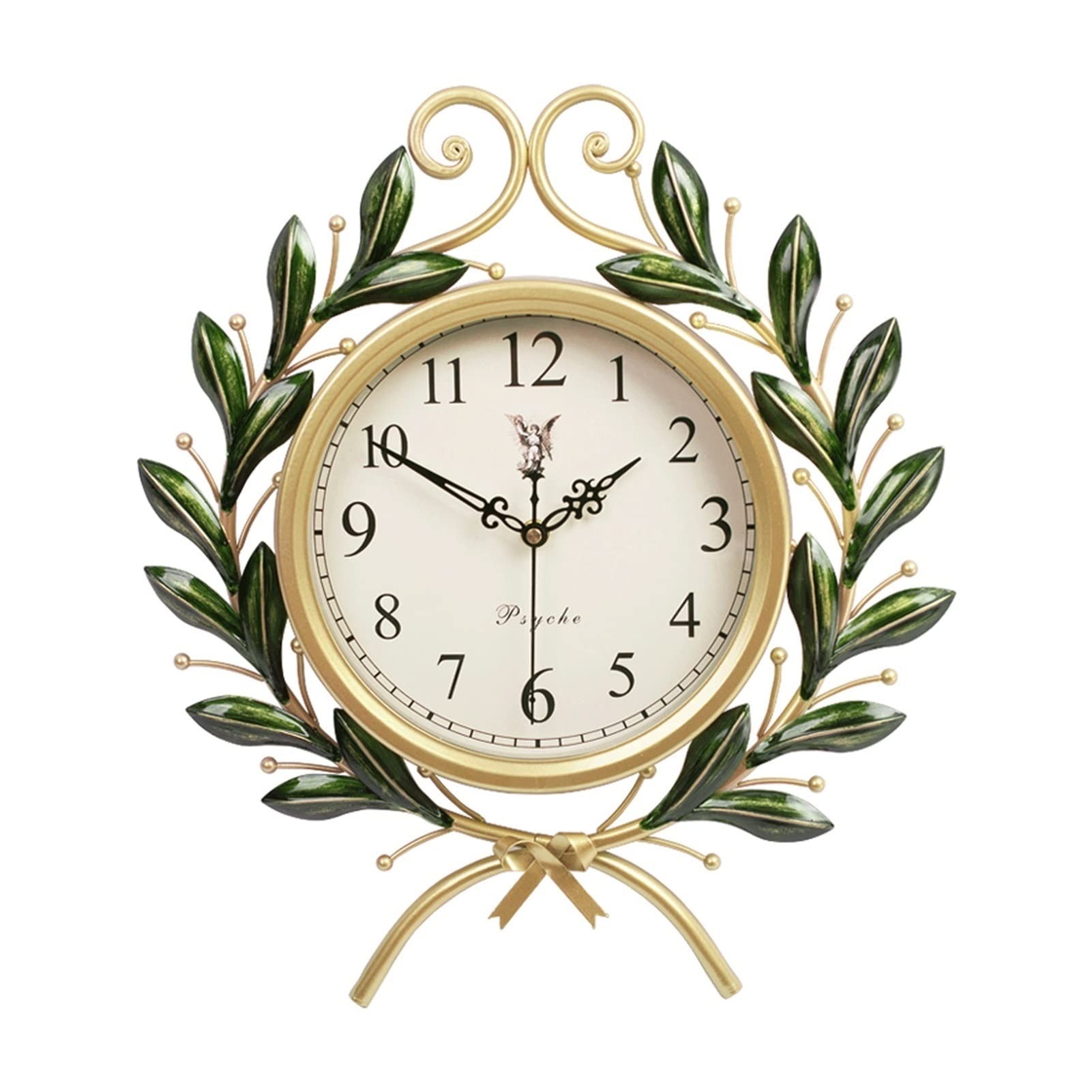 Petite horloge murale silencieuse pour apaiser l'ambiance du salon