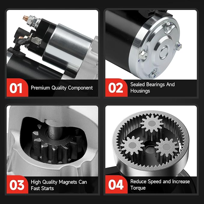 Motor de arranque para Chevy Traverse 2009-2017 miniatura 4