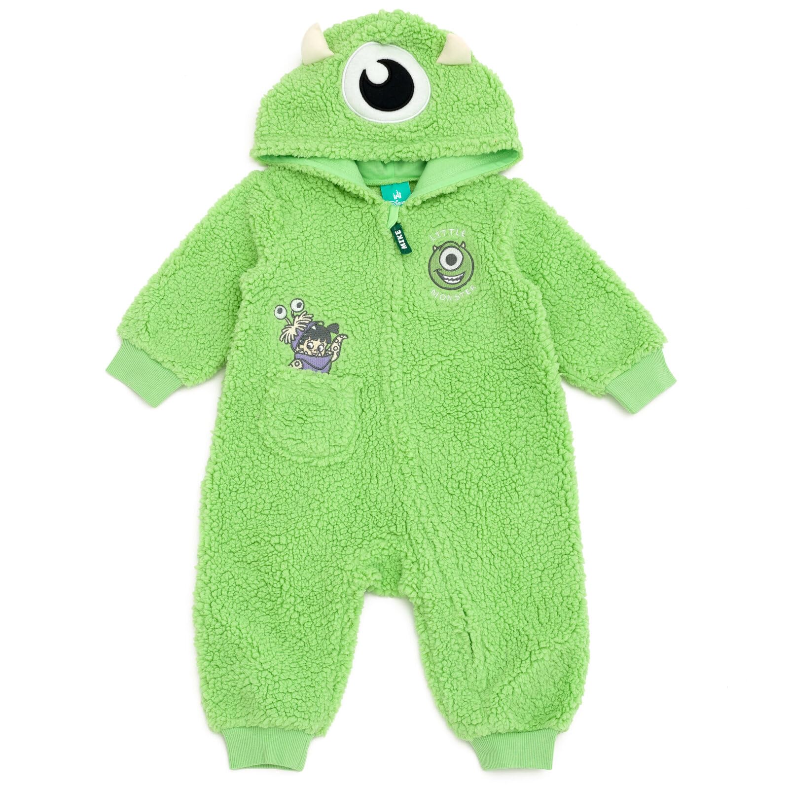 Disney Winnie the Pooh Mickey Mouse Lilo & Stitch Jack Skellington Monsters Inc Tuta con cerniera per neonati e neonati