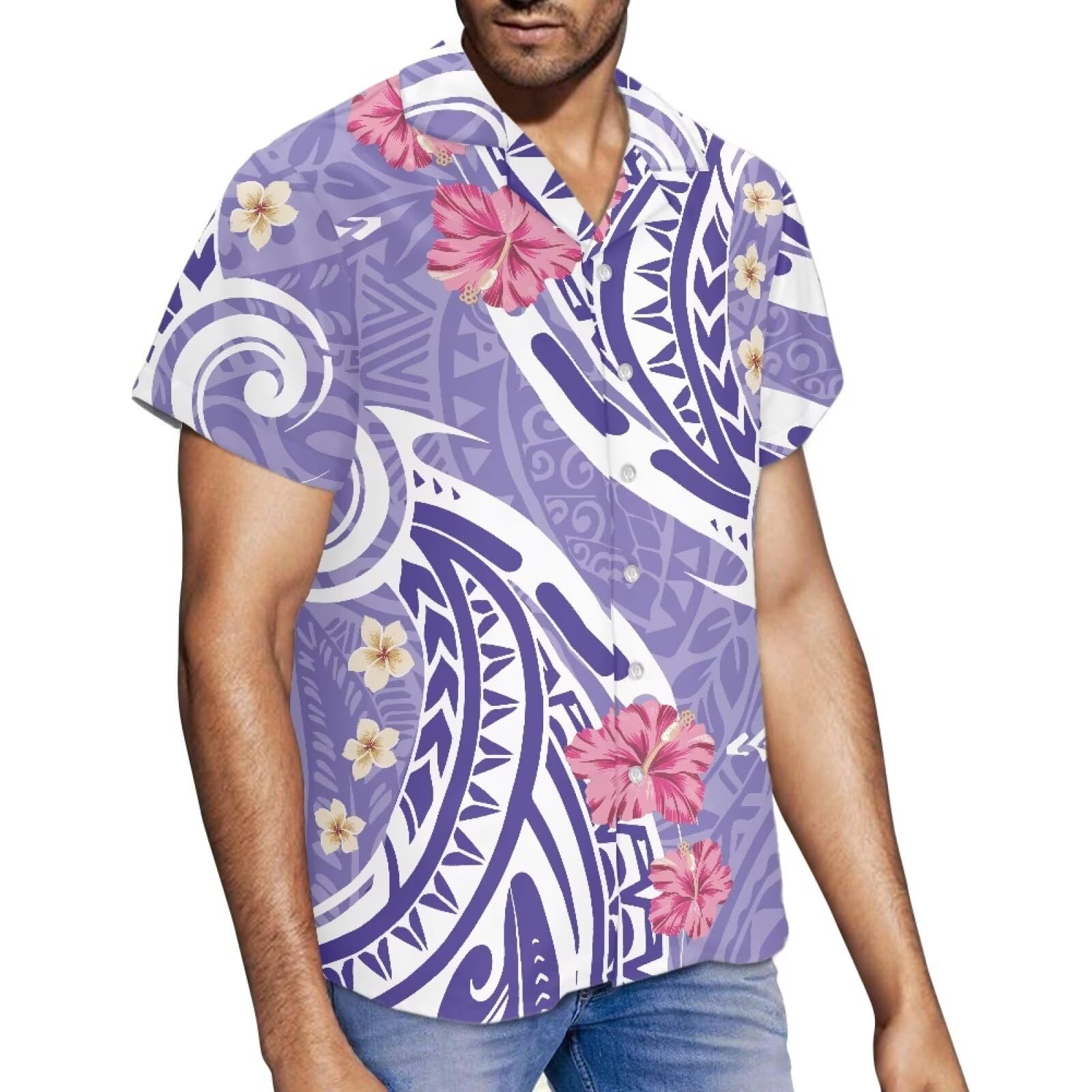 Abiti hawaiani abbinati per coppie, abito polinesiano e camicia da uomo abbinabili abiti per coppie abiti per la famiglia
