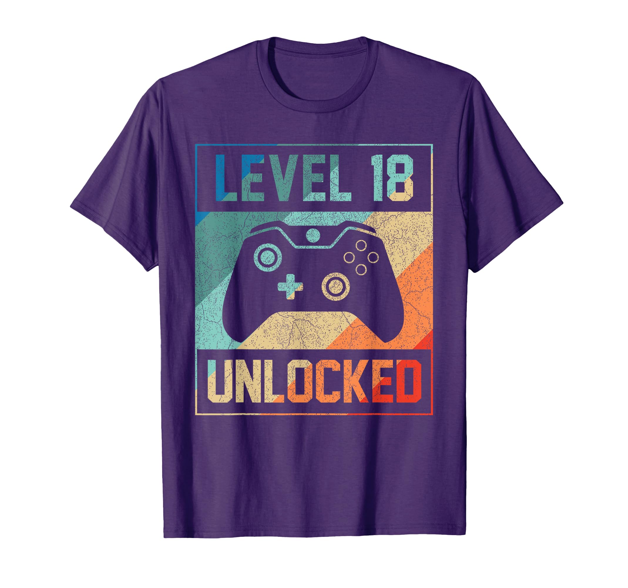 Level 18 Unlocked tshirt 18 Year Old Level 18 Birthday Shirt T-Shirt