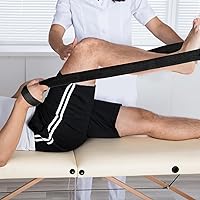 Vista 6 de Premium 2 en 1 correa para esterilla de yoga, ajustable antideslizante para transportar esterilla de yoga, se dobla como bandas elásticas #2-Negro