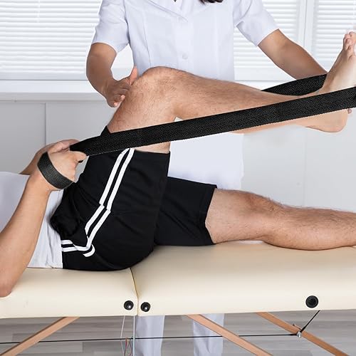 Miniatura 6 de Premium 2 en 1 correa para esterilla de yoga, ajustable antideslizante para transportar esterilla de yoga, se dobla como bandas elásticas