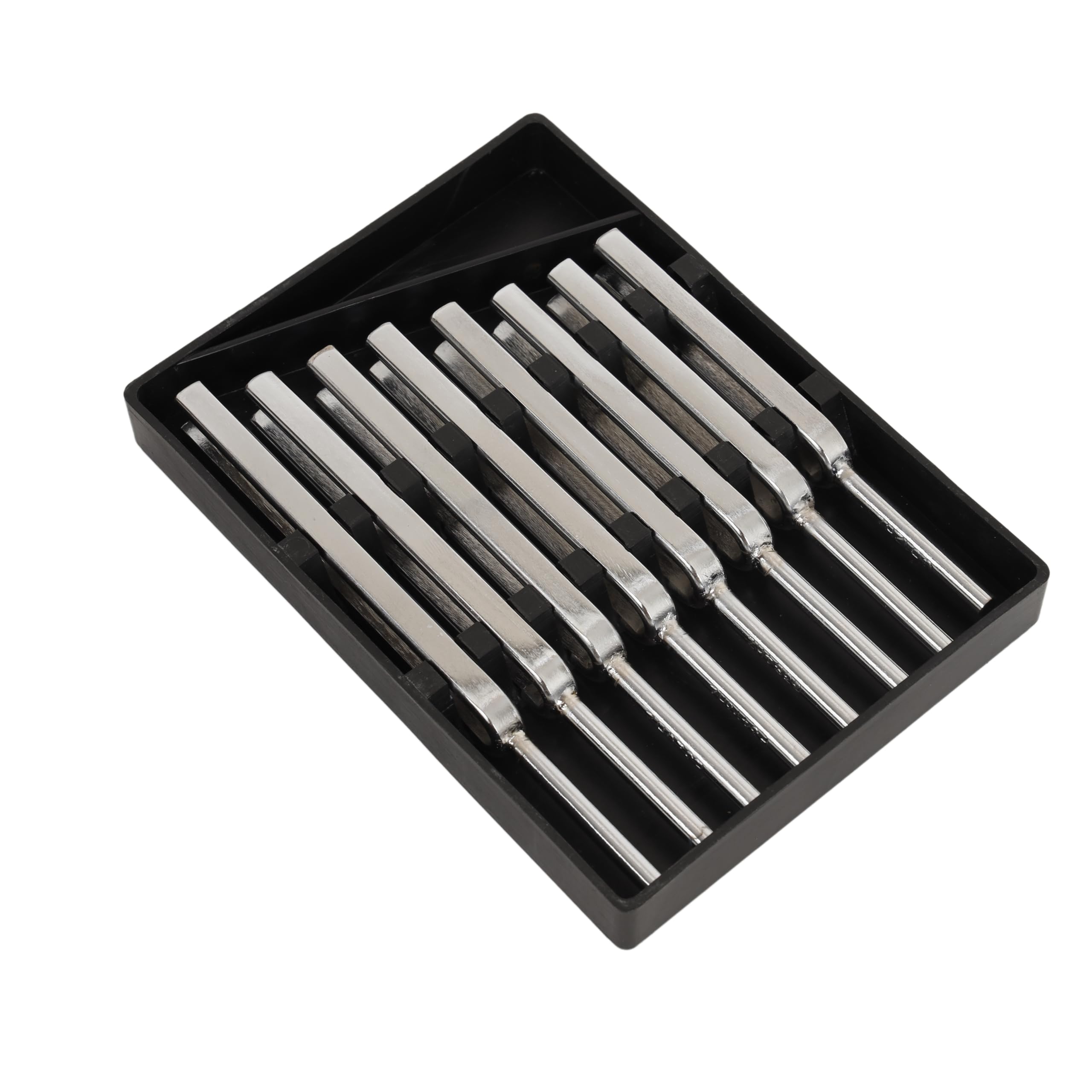 Sponsored Ad - EISCO Tuning Fork (Set of 8 Pieces) Steel Scientific Forks, C4 = 256Hz, Physics Lab Equipment for Sound Wave Experiments, Acoustics, Vibrations, Music Teaching, Science Classroom & STEM Learning