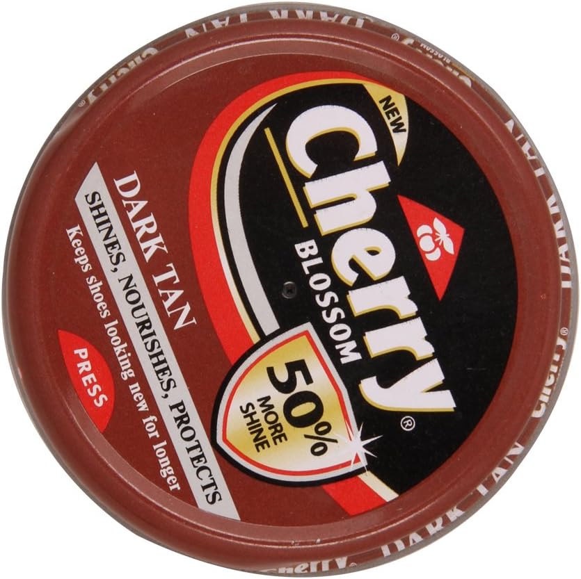 Cherry Shoe Polish - Dark Tan 40g Pack
