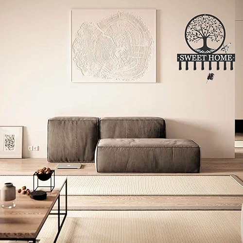 Miniatura 4 de Personalized Key Holder for Wall, Tree of Life Key Hooks, Key Rack for Wall, Key Holder for Wal Key Holder, Key Holder Wall for Cap Hooks,