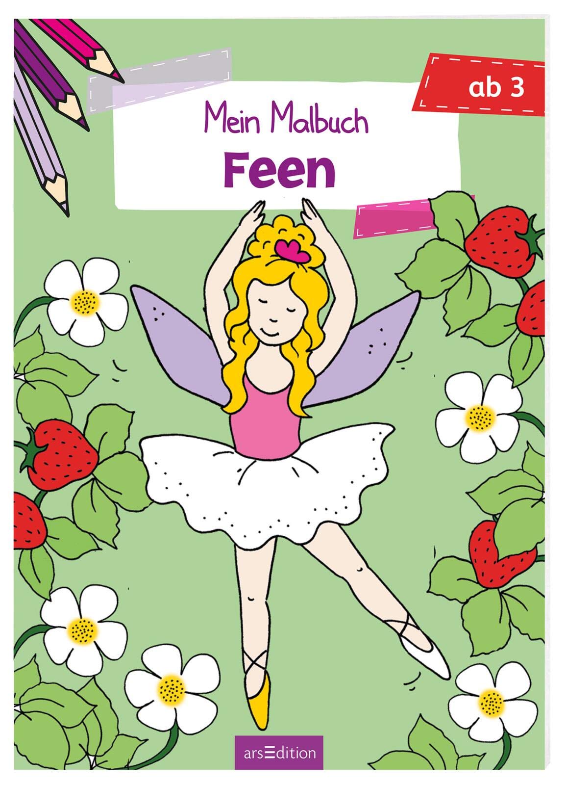 Malbuch ab 3 Jahren - Feen