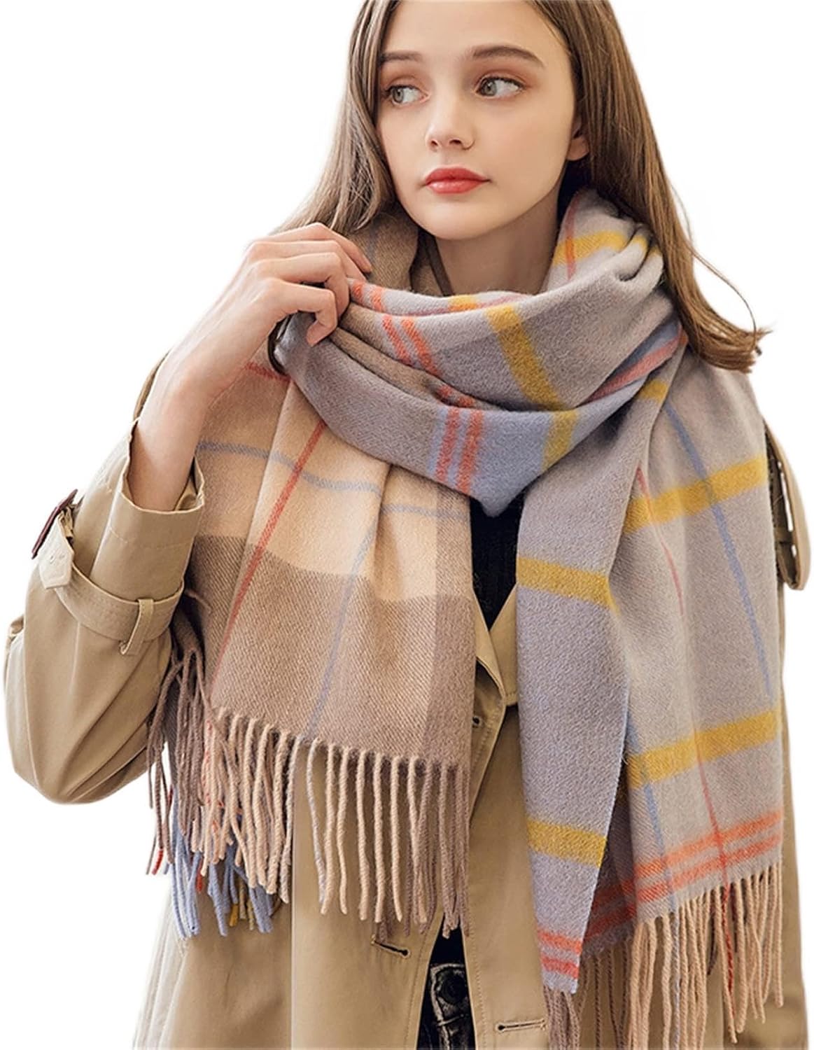 美品✨Rene ルネ　ドッキングワンピース　ニット　ウールスカート　茶　ベージュ 美品✨Rene ルネ ドッキングワンピース ニット ウールスカート 茶