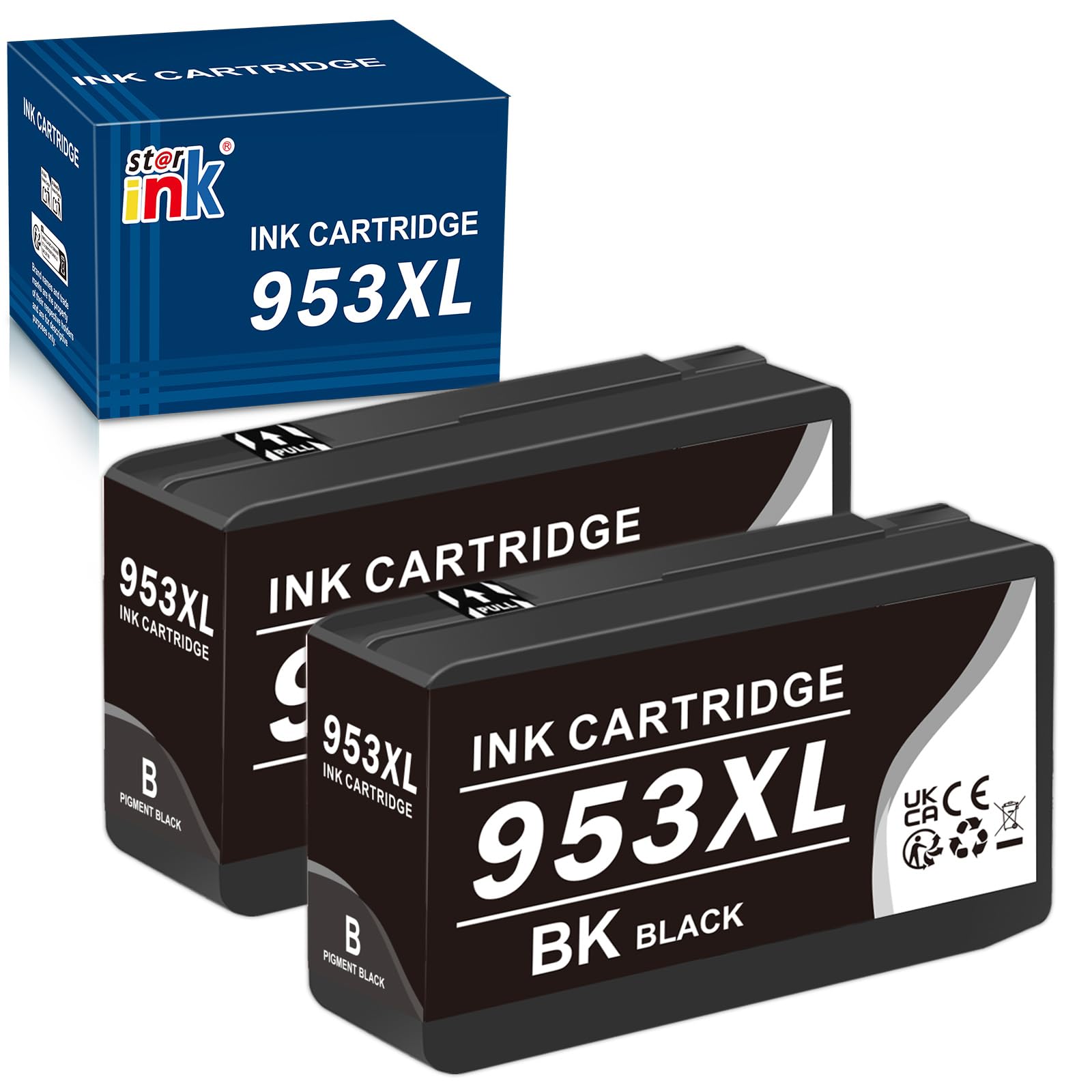 Starink 953XL Schwarz Druckerpatronen für HP 953XL Schwarz 953 XL Multipack für HP Officejet Pro 7740 Patronen für Officejet Pro 7740 7720 8720 8730 8710 8210 8218 8740 8715 8725 8718 8728 7730