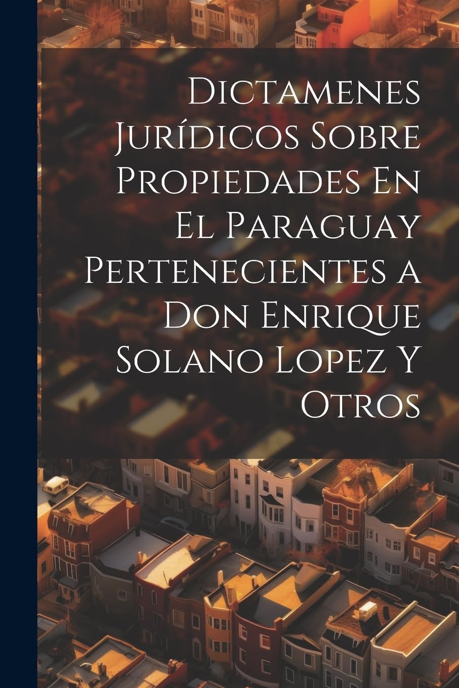 Dictamenes Jurídicos Sobre Propiedades En El Paraguay Pertenecientes a Don Enrique  Solano Lopez Y Otros : Anonymous: Amazon.ie: Books