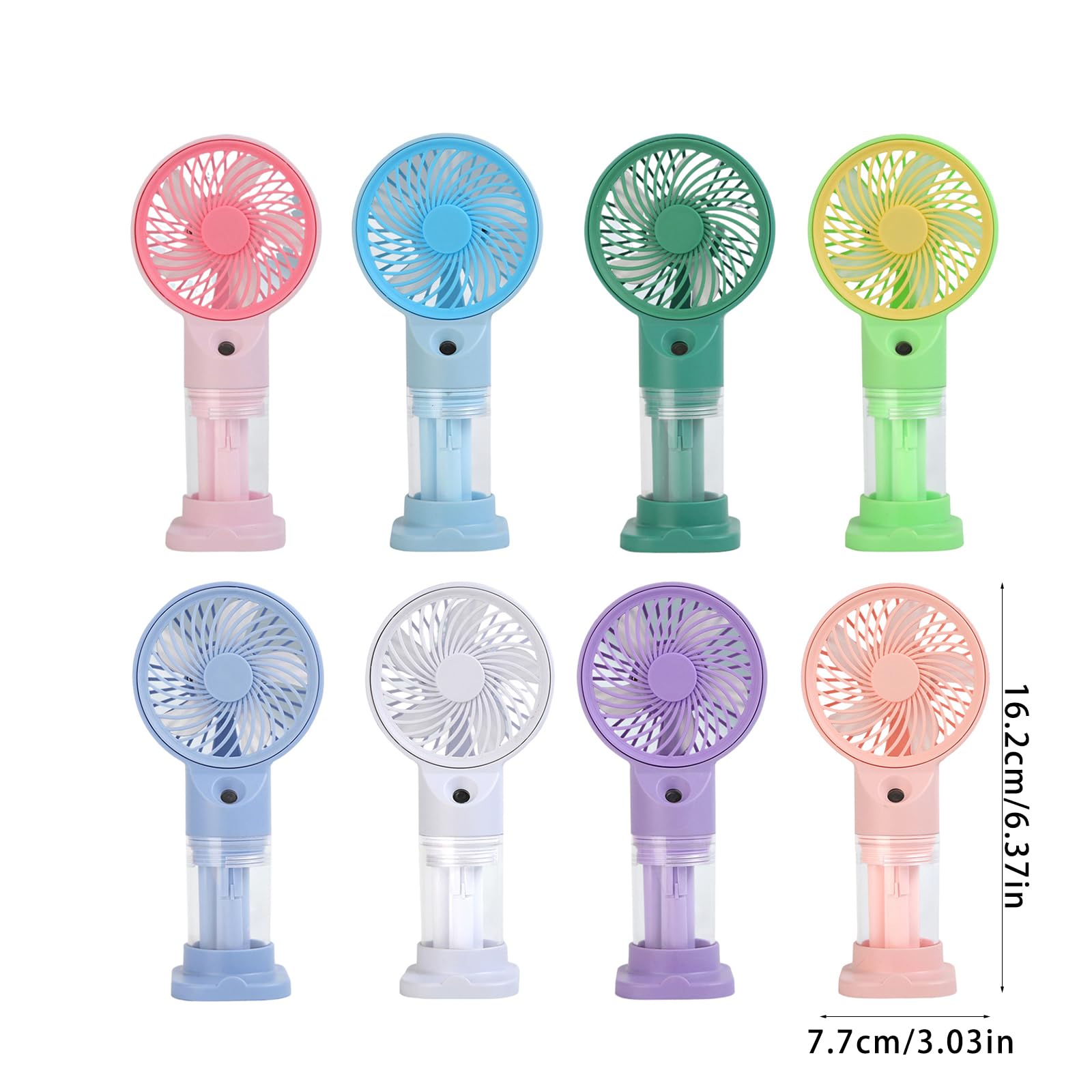 YUGSHNKFC Ventilateur portable rechargeable USB 4800 mAh 3 vitesses pour voyage, camping, randonnée et bureau