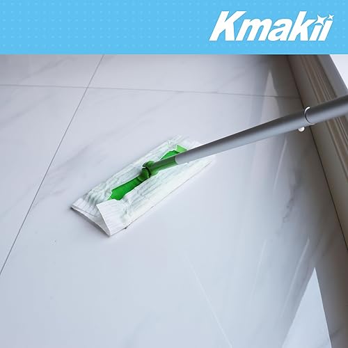 Miniatura 8 de KMAKII Paños de barrido en seco, repuestos para trapeador seco para limpiar el suelo y limpiar paños desechables para polvo, paños electrostáticos