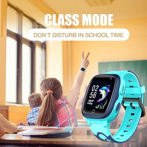 Miniatura 5 de Reloj inteligente para niños LBS Tracker - Reloj inteligente para niños y niñas de 3 a 12 años con cámara SOS, reloj despertador, cámara de