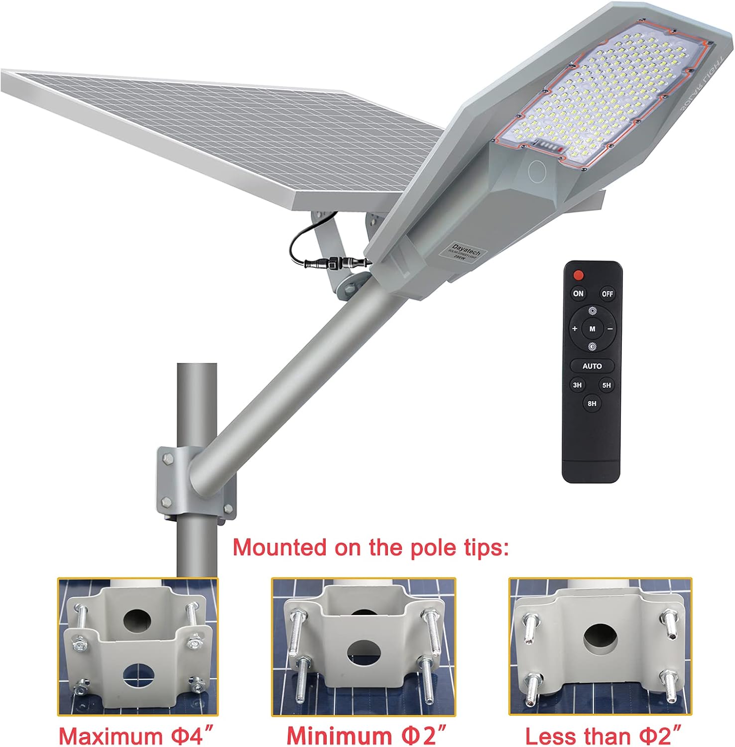Gеt Sресіаl Prісе DAYATECH LED Solar Street Light, 400W Outdoor Solar Street Lamp, Remote Control 48000mAH Li-Fe Battery, Dusk to Dawn LED Security Flood Light, IP67 Waterproof for Garden Courtyard Pathway Bеѕt Cуbеr Mоndау 🔥 DAYATECH LED Solar Street Light, 400W Outdoor Solar Street Lamp, Remote Control 48000mAH Li-Fe Battery, Dusk to Dawn LED Security Flood Light, IP67 Waterproof for Garden Courtyard Pathway