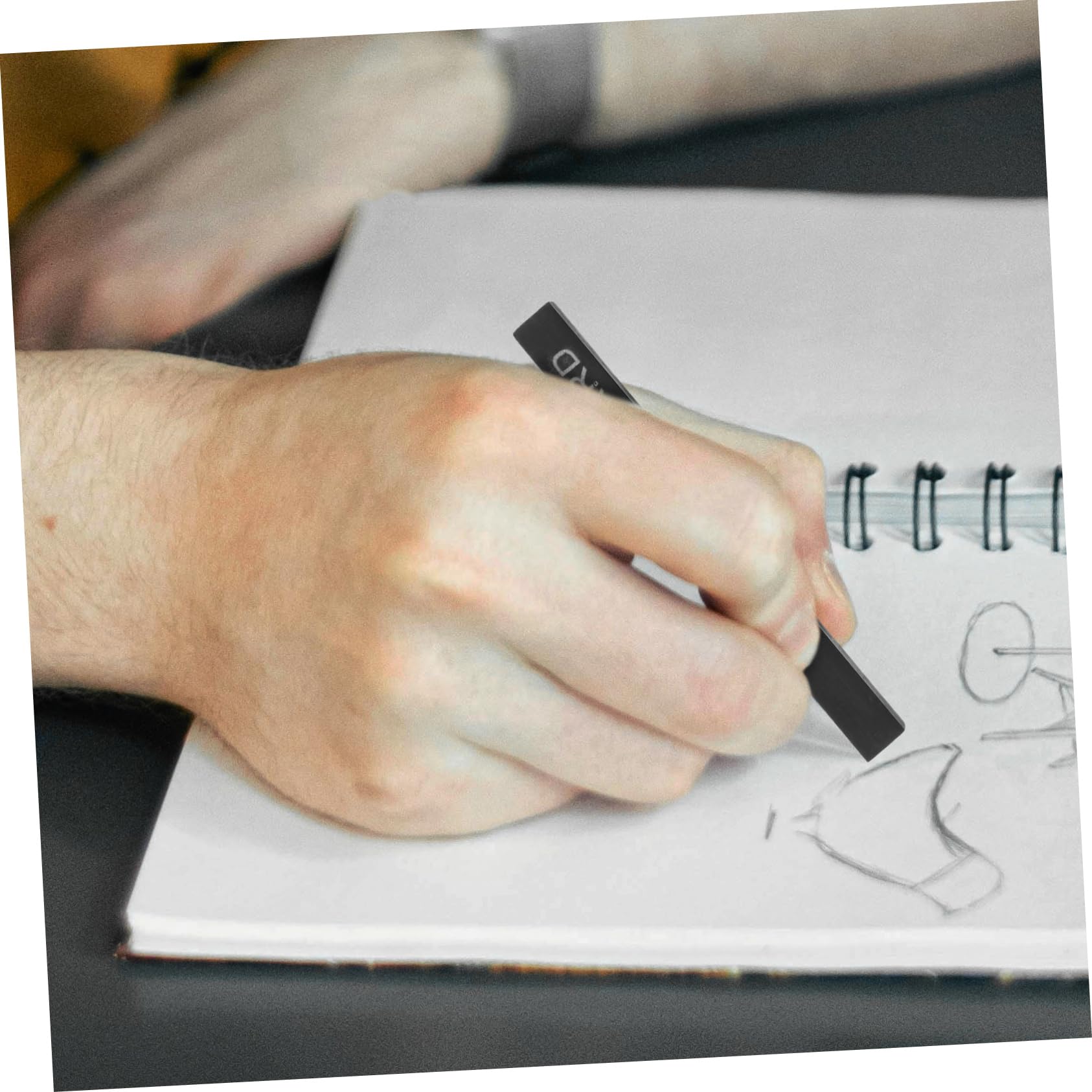 Lurrose 5juegos Lápices De Carboncillo Comprimido Para Dibujo y Sombreado Incluye Lápices De Resalte Para Estudiantes y Artistas Sketching