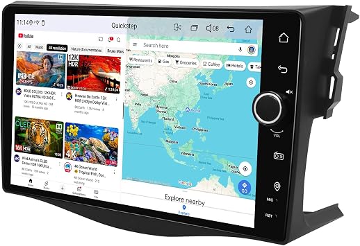 JOYING Car Radio for Toyota Rav4 2006-2012 Android 13 Car Stereo 9 Inch Touch Screen with Wireless CarPlay & Android Auto, GPS Navigation, SWC, Mirror Link, AM/FM RadioJY-TT164N4