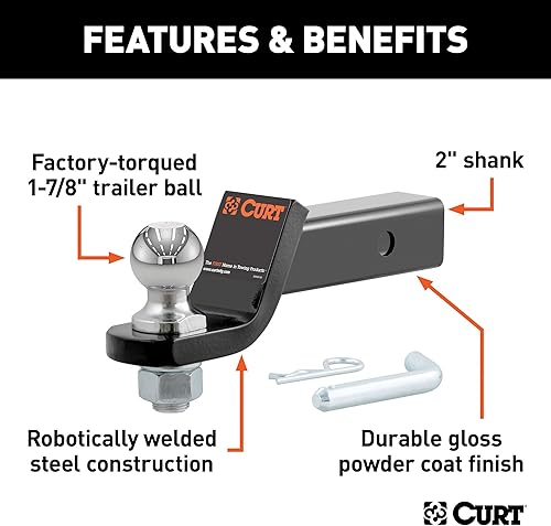 Miniatura 3 de Bola CURT 45034 para y acoplamiento remolque
