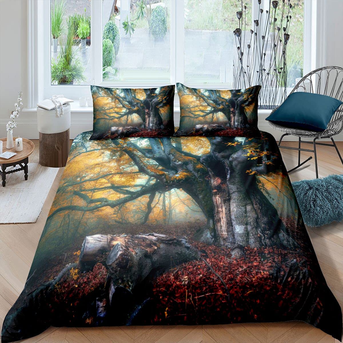 Tissu Coton Forest Cream – 100% Coton Imprimé Woodland – 137 Cm De Large – Vendu Au Demi-mètre