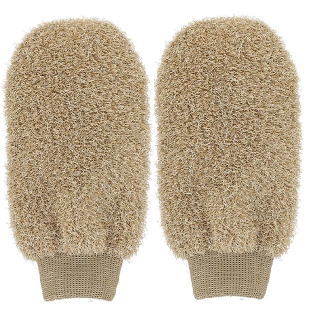 Massage Glove for Men & Women (777) Body Exfoliating Glove - 2-Pack