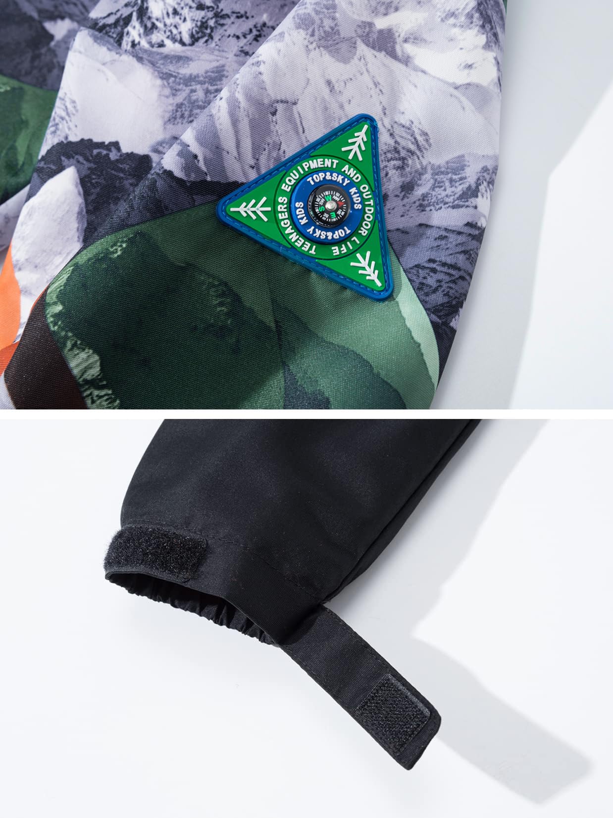CAMLAKEE Chubasquero Impermeables Niños Chaqueta Abrigo Niño con Forro Polar