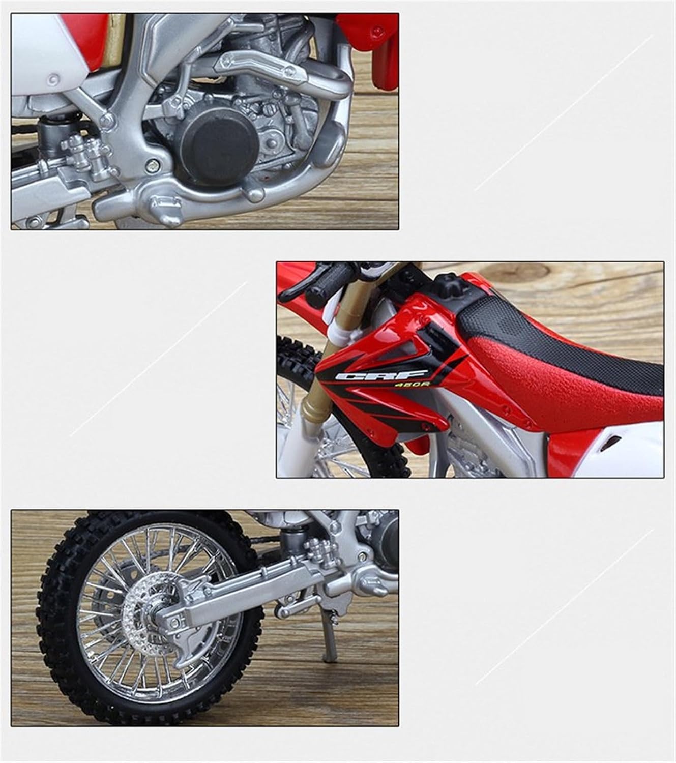 Collection 1/12 Motorcycles Alloy Model Collection Gift for H-ONDA CRF450R(with Foam Box)