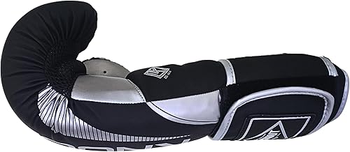 Miniatura 7 de Knockout Elite - Guantes de boxeo con envolturas de mano y protector bucal para hombres, mujeres, Muay Thai, kickboxing, entrenamientos de bolsas