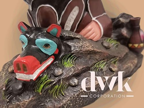 Miniatura 8 de DWK Soporte decorativo para botellas de vino de mesa de animales, decoración de bar para el hogar, accesorios de vino para un bar de vinos,