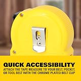 STANLEY 25 ft Tape Measure, 1 in, 7 ft Standout (30-455) – view 5