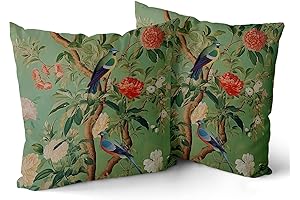 Green Chinoiserie Pillow Covers: Bring Elegance to Your Home