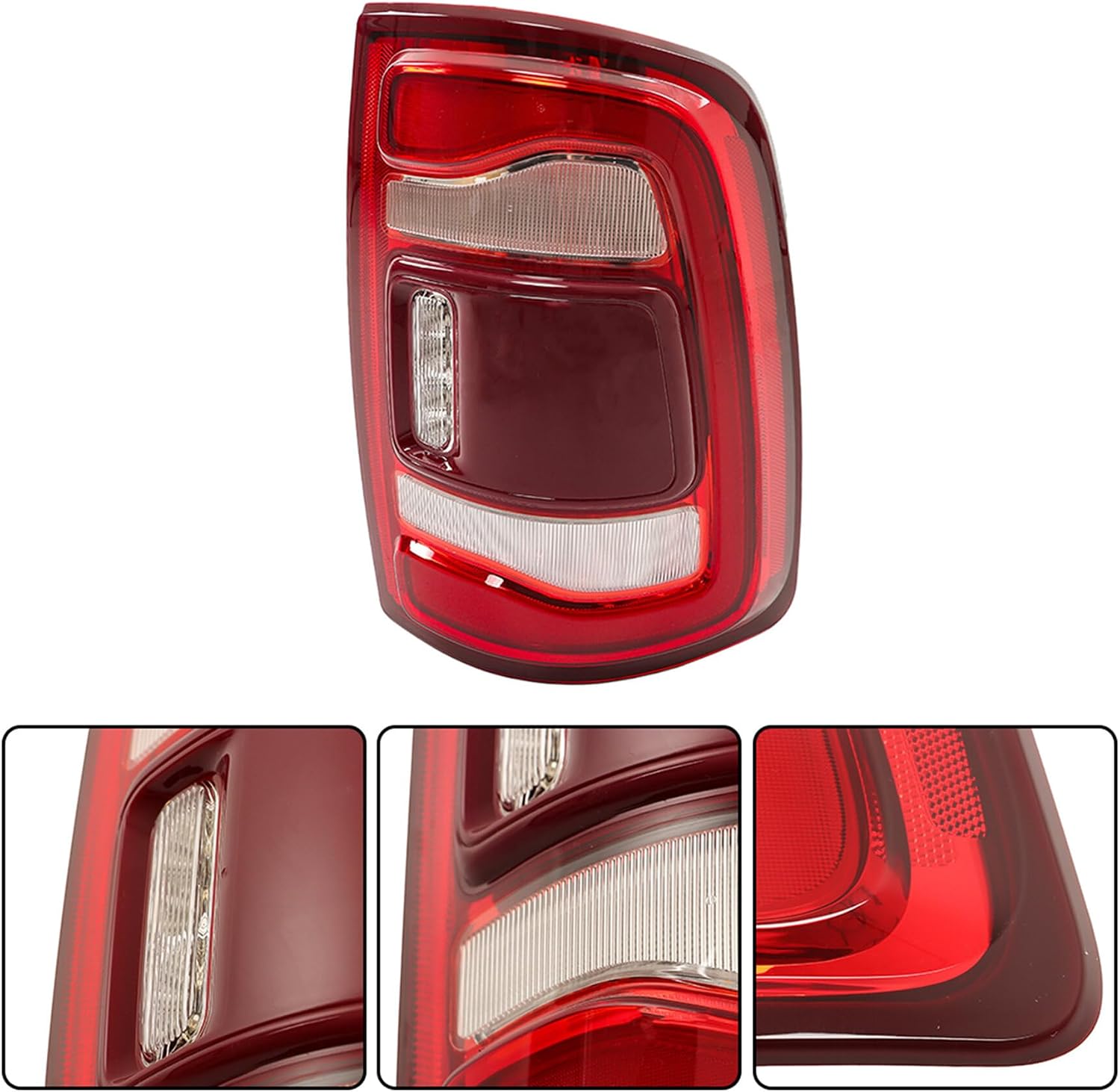 Silscvtt Tail Right Light Replacement for Ram 2500 2019-2022 Brake Lamp Rear lights 68361716AD