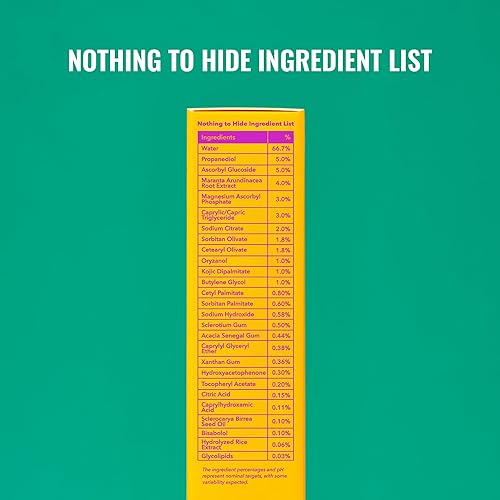 Miniatura 4 de Good Molecules Suero de vitamina C con orizanol - Suero facial para promover un tono uniforme de la piel, antienvejecimiento e iluminador - Cuidado