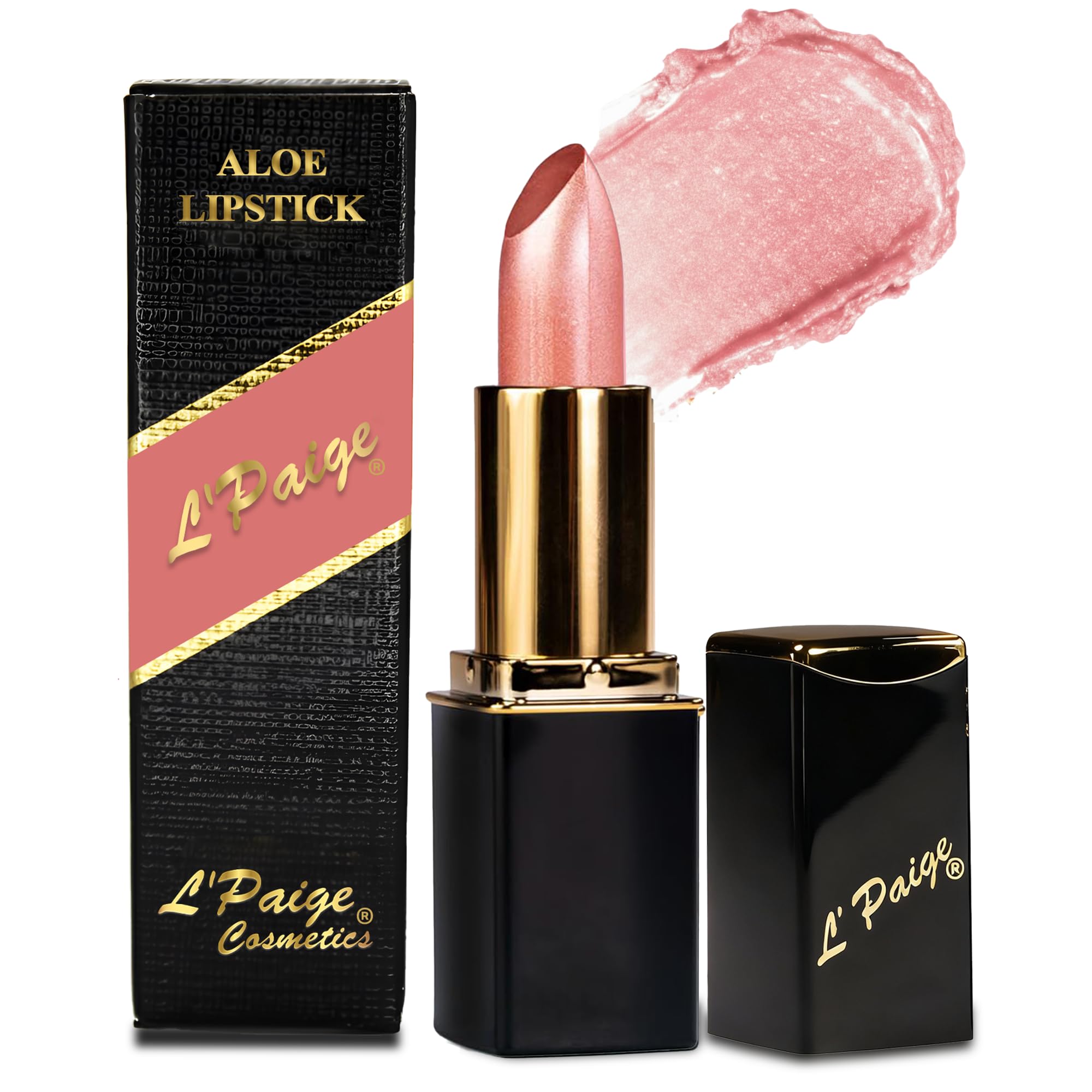 L'Paige Designer Lipstick L56 Rosy Pearl,All-Natural, AloeVera, Long-lasting Moisturising