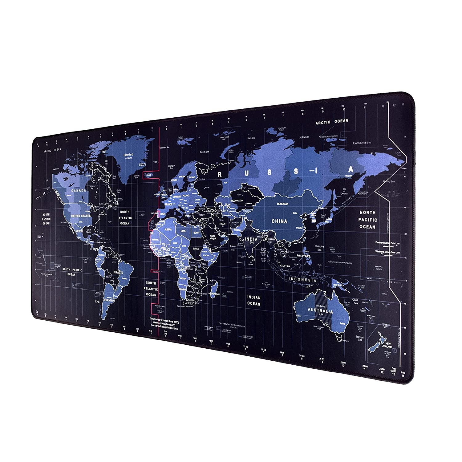 WROPZO Mouse Map Pad with Nonslip Water Resistant Rubber Base Thick, Comfy, Foldable Mat for Desktop, Laptop, Keyboard & Smooth Operating Experience | 60 X 30 cm | Black (B0C55MWVBK) Amazon Price History, Amazon Price Tracker