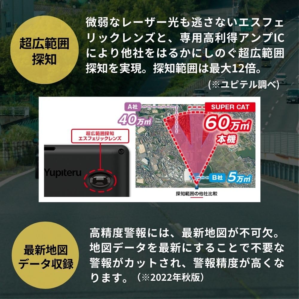 Amazon.co.jp: 【新レーダー波移動オービスMSSS対応】YUPITERU 