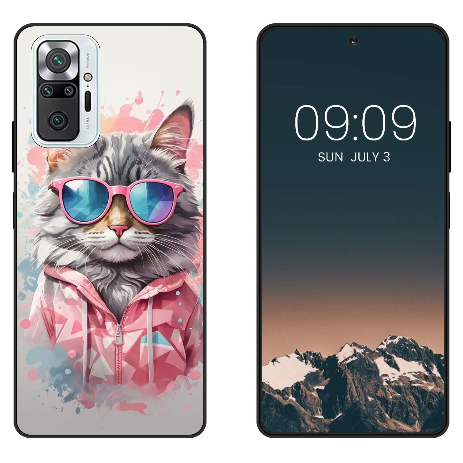 Cover Xiaomi Redmi Note 10 Pro NAPOLI Bordo Nero - Alpha Store Design