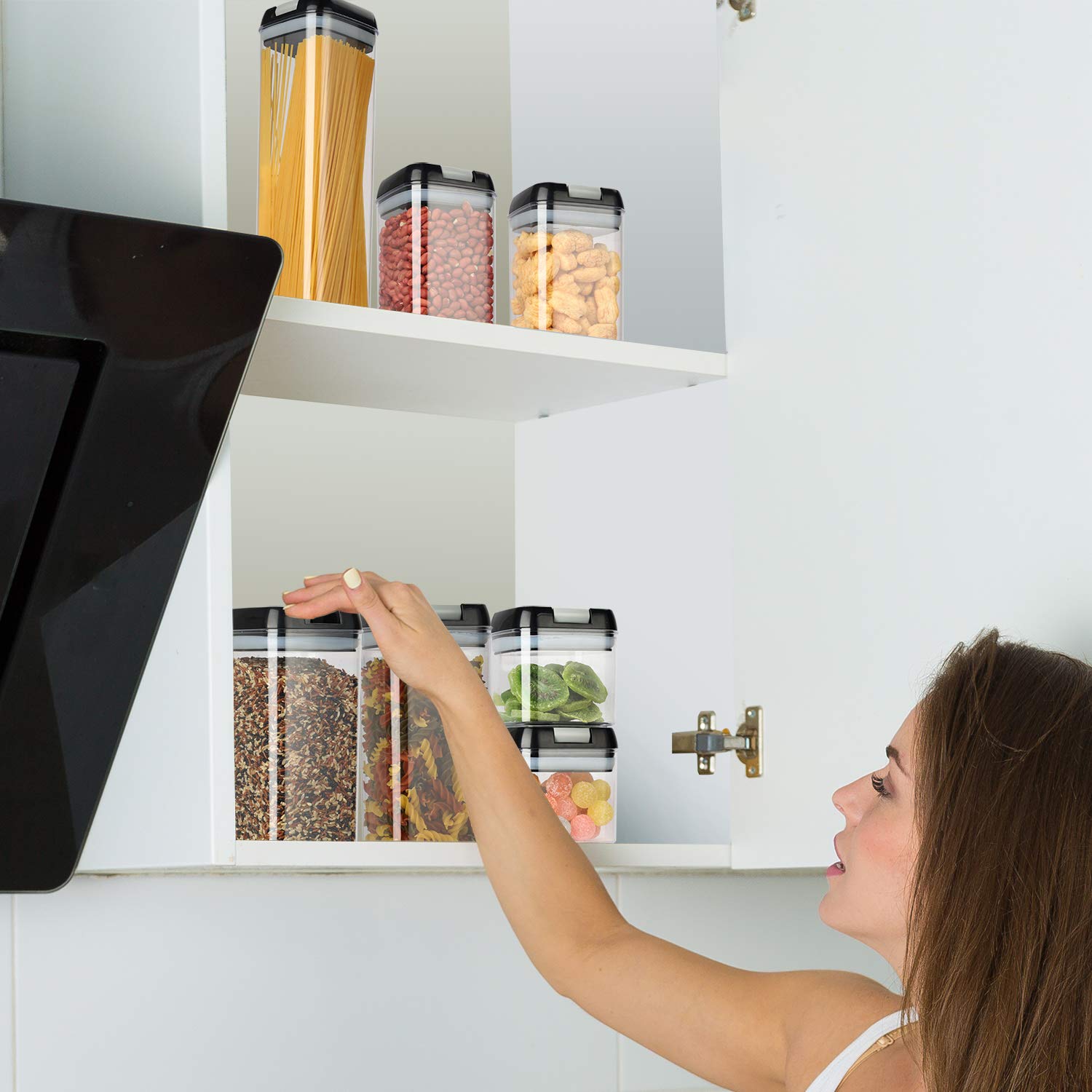 Contenitori per alimenti con coperchio 11 pz
